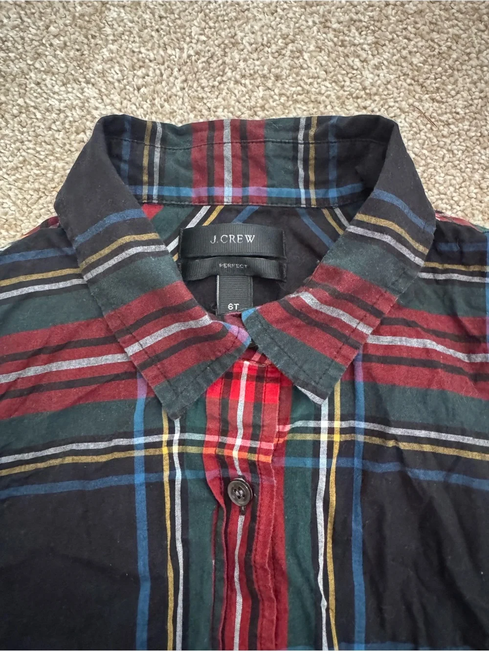 J.Crew Tartan Plaid Button-Up Shirt